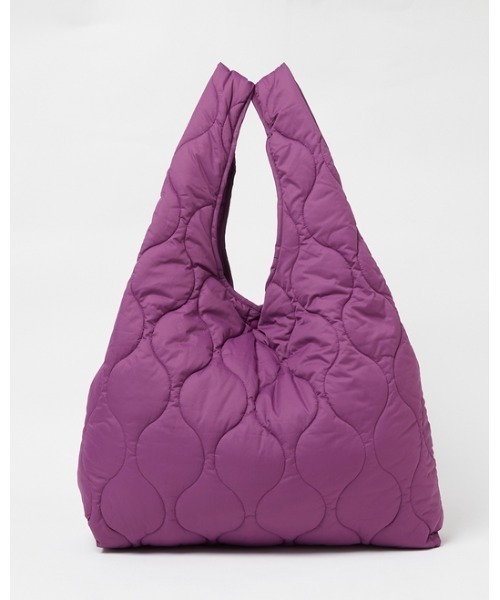 RVCA（ルーカ）の「RVCA メンズ  QUILTING SHOPPER バッグ【2021年秋冬モデル】/ルーカキルティングナイロントートエコバッグ（トートバッグ・メンズ・モスグリーン/ボルドー/パープル/ブラック・FREE）」の9枚目の写真