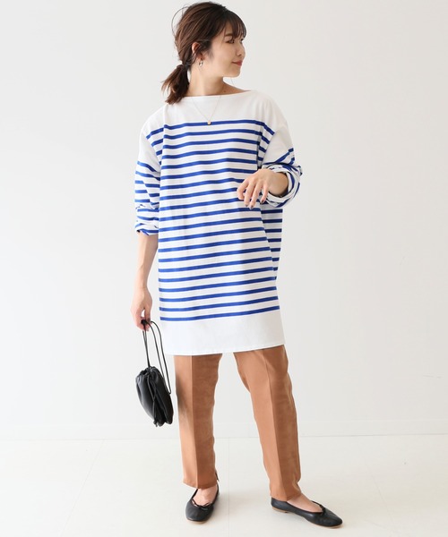 SLOBE IENA（スローブイエナ）の「カラーサテンイージーパンツ【手洗い可能/ウエストゴム】◆（その他パンツ・レディース・ピンク/グリーン/キャメル・38/36）」の10枚目の写真