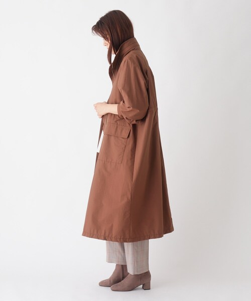 OPAQUE.CLIP（オペークドットクリップ）の「◆2wayスタンドカラー マウンテンコート【洗える/撥水/WEB限定サイズ】（その他アウター・レディース・ダークブラウン/ベージュ/グレー系その他2・40/36/38/42）」の14枚目の写真