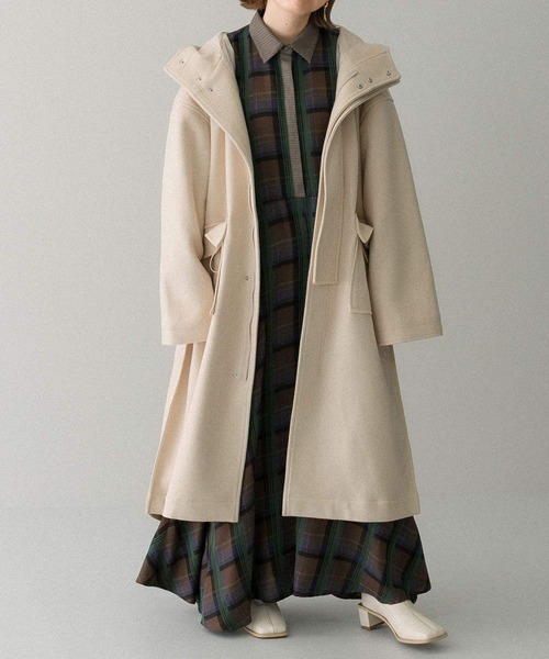 KBF（ケイビーエフ）の「サイドインタックBIGコート（その他アウター・レディース・ネイビー/ラベンダー/ライトベージュ・ONE）」の18枚目の写真