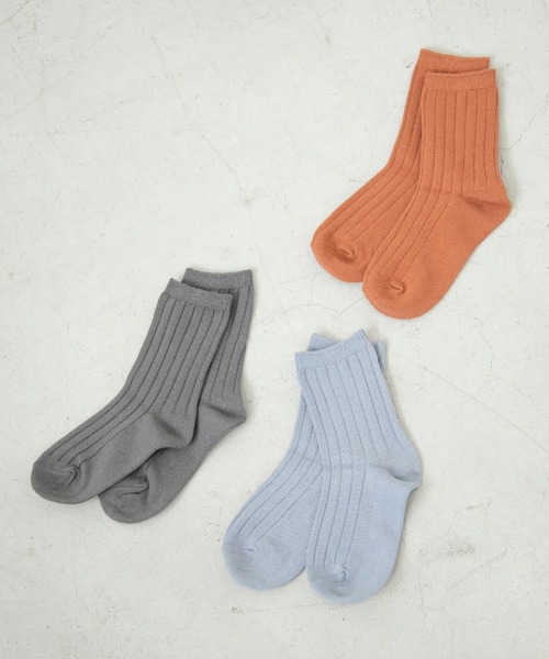 LOWRYS FARM（ローリーズファーム）の「カラー３Ｐソックス　239524（ソックス/靴下・キッズ・その他/その他1・MEDIUM/LARGE）」の2枚目の写真