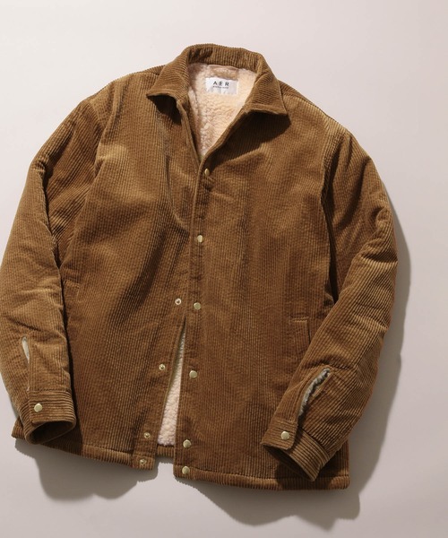 アウトレット店舗 Web限定 コーデュロイ ボア ドロップショルダー ワイド コーチジャケット ブルゾン Adam Et Rope アダムエロペ のファッション通販 Zozotown