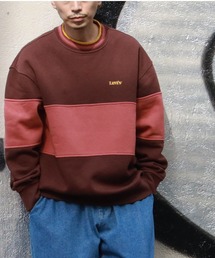 【Levi's】カラーブロックスウェットクルー