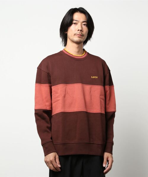 Levi's（リーバイス）の「【Levi's】カラーブロックスウェットクルー（スウェット・メンズ・レッド・S/M/L）」の14枚目の写真