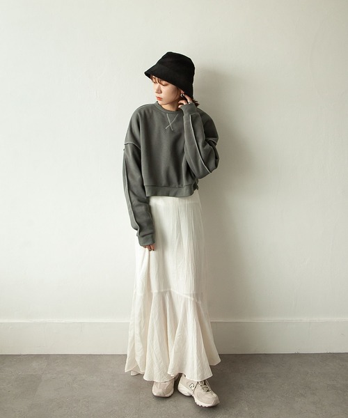 Chillfar（チルファー）の「コーデュロイバケットハット（ハット・レディース・ブラック/ベージュ/モカ・FREE）」の4枚目の写真