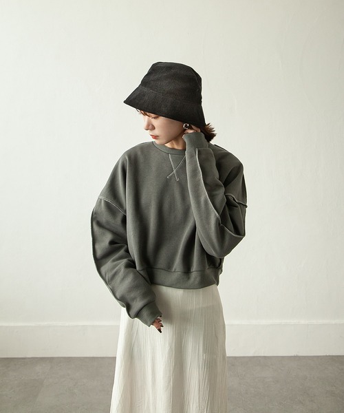 Chillfar（チルファー）の「コーデュロイバケットハット（ハット・レディース・ブラック/ベージュ/モカ・FREE）」の5枚目の写真