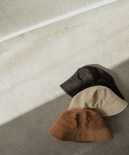 Chillfar（チルファー）の「コーデュロイバケットハット（ハット・レディース・ブラック/ベージュ/モカ・FREE）」の9枚目の写真