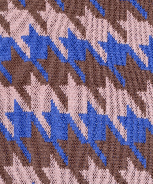 Figments（フィグメンツ）の「千鳥柄ニットベスト(マルチ）（ベスト・レディース・ネイビー/ブラウン/ホワイト・FREE）」の15枚目の写真