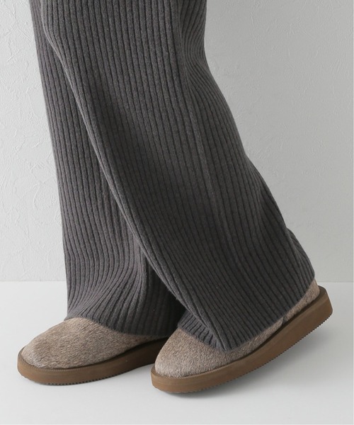 JOURNAL STANDARD relume(ジャーナルスタンダード レリューム)の「タスマニアウールストレートパンツ(その他パンツ・レディース・チャコールグレー/ホワイト・FREE)」の12枚目の写真