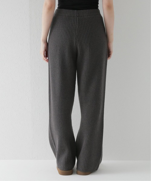 JOURNAL STANDARD relume(ジャーナルスタンダード レリューム)の「タスマニアウールストレートパンツ(その他パンツ・レディース・チャコールグレー/ホワイト・FREE)」の9枚目の写真