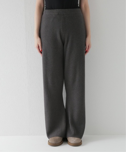 JOURNAL STANDARD relume(ジャーナルスタンダード レリューム)の「タスマニアウールストレートパンツ(その他パンツ・レディース・チャコールグレー/ホワイト・FREE)」の7枚目の写真