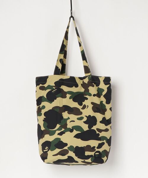 A BATHING APE(アベイシングエイプ)の「PIRATE PACKABLE TOTE BAG M(その他・メンズ・イエロー/グリーン・FREE)」の3枚目の写真