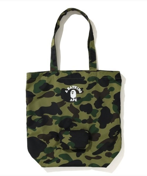 A BATHING APE(アベイシングエイプ)の「PIRATE PACKABLE TOTE BAG M(その他・メンズ・イエロー/グリーン・FREE)」の2枚目の写真
