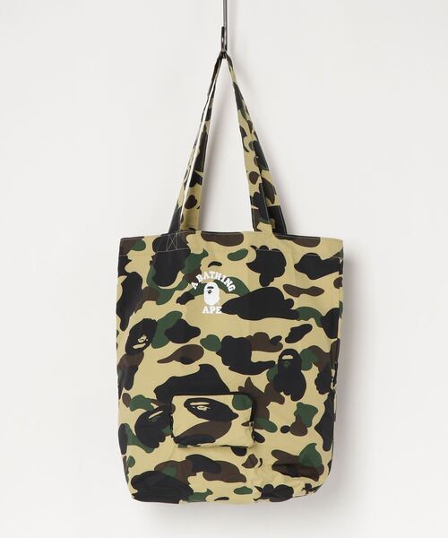 A BATHING APE(アベイシングエイプ)の「PIRATE PACKABLE TOTE BAG M(その他・メンズ・イエロー/グリーン・FREE)」の14枚目の写真