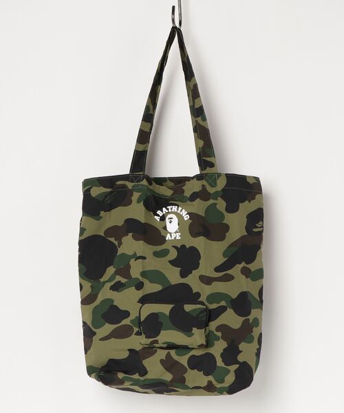 A BATHING APE(アベイシングエイプ)の「PIRATE PACKABLE TOTE BAG M(その他・メンズ・イエロー/グリーン・FREE)」の8枚目の写真