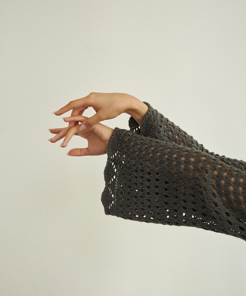 AMOMENTO crochet ワンピース EDIT.FOR LULU - amomento crochet dress アモーメント クロシェ