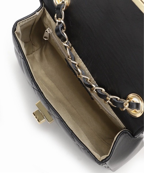 La TOTALITE(ラトータリテ)の「《追加2》【MILOS/ミロス】キルティングチェーンBAG◆(ショルダーバッグ・レディース・ベージュ/ブラック・FREE)」の18枚目の写真
