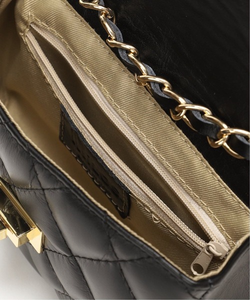 La TOTALITE(ラトータリテ)の「《追加2》【MILOS/ミロス】キルティングチェーンBAG◆(ショルダーバッグ・レディース・ベージュ/ブラック・FREE)」の21枚目の写真