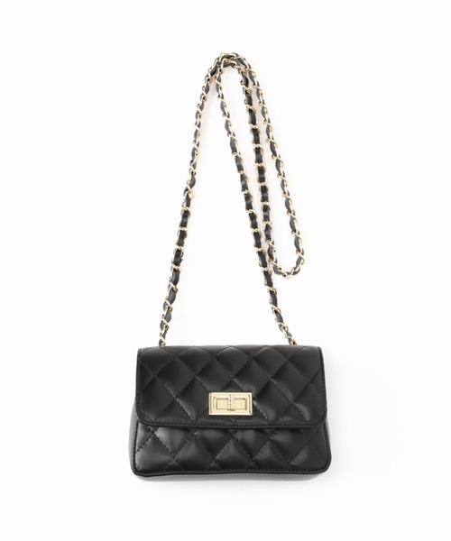 La TOTALITE(ラトータリテ)の「《追加2》【MILOS/ミロス】キルティングチェーンBAG◆(ショルダーバッグ・レディース・ベージュ/ブラック・FREE)」の16枚目の写真