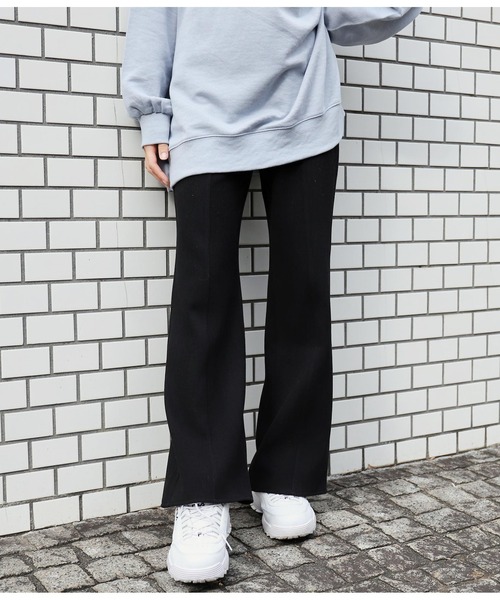 セール】あったかリブフレアパンツ(その他パンツ)|CHILLE(チル)の ...