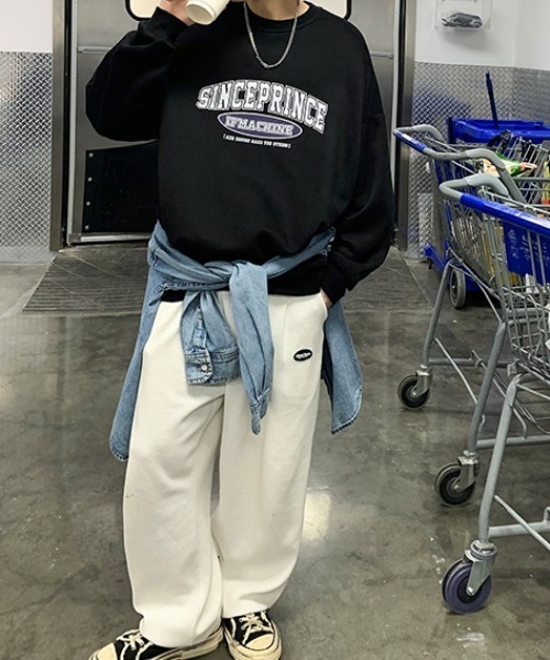 MGV(エムジーヴィー)の「オーバーサイズカレッジロゴスウェット(スウェット・メンズ・ホワイト/ブラック/グレー/ブルー/オレンジ・MEDIUM/LARGE/X-LARGE)」の14枚目の写真