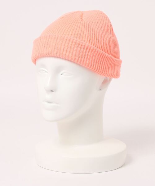 Anuenue（アヌエヌエ）の「ショートニットキャップ（ニットキャップ/ビーニー・レディース・ホワイト/ブラック/ベージュ/パープル/ネイビー/ブラウン/グレー/カーキ/ピンク/オレンジ/ブルー/エメラルド/ダークグレー/マスタード/ワインレッド/ベビーピンク/黄緑系/レッド・FREE）」の15枚目の写真