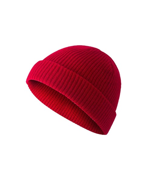 Anuenue（アヌエヌエ）の「ショートニットキャップ（ニットキャップ/ビーニー・レディース・ホワイト/ブラック/ベージュ/パープル/ネイビー/ブラウン/グレー/カーキ/ピンク/オレンジ/ブルー/エメラルド/ダークグレー/マスタード/ワインレッド/ベビーピンク/黄緑系/レッド・FREE）」の16枚目の写真