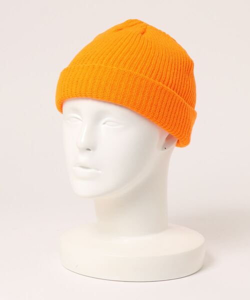 Anuenue（アヌエヌエ）の「ショートニットキャップ（ニットキャップ/ビーニー・レディース・ホワイト/ブラック/ベージュ/パープル/ネイビー/ブラウン/グレー/カーキ/ピンク/オレンジ/ブルー/エメラルド/ダークグレー/マスタード/ワインレッド/ベビーピンク/黄緑系/レッド・FREE）」の18枚目の写真