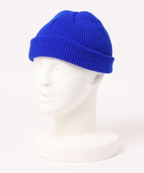 Anuenue（アヌエヌエ）の「ショートニットキャップ（ニットキャップ/ビーニー・レディース・ホワイト/ブラック/ベージュ/パープル/ネイビー/ブラウン/グレー/カーキ/ピンク/オレンジ/ブルー/エメラルド/ダークグレー/マスタード/ワインレッド/ベビーピンク/黄緑系/レッド・FREE）」の11枚目の写真