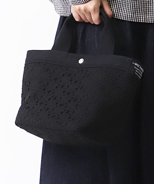 salle de bal（サルデバル）の「polka polka / ポルカポルカ  ミニョントート ハンドバッグ Mignon TOTE SDI（トートバッグ・レディース・ブラック/ネイビー/グレー/シルバー/インディゴブルー/アイボリー/その他1/その他2/その他3/その他4/その他5/ホワイト系その他/ブラック系その他/グレー系その他/ダークブルー/その他6/その他7/その他8/チャコールグレー/ベージュ・FREE）」の4枚目の写真