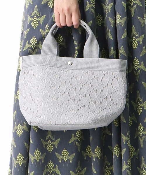salle de bal（サルデバル）の「polka polka / ポルカポルカ  ミニョントート ハンドバッグ Mignon TOTE SDI（トートバッグ・レディース・ブラック/ネイビー/グレー/シルバー/インディゴブルー/アイボリー/その他1/その他2/その他3/その他4/その他5/ホワイト系その他/ブラック系その他/グレー系その他/ダークブルー/その他6/その他7/その他8/チャコールグレー/ベージュ・FREE）」の7枚目の写真