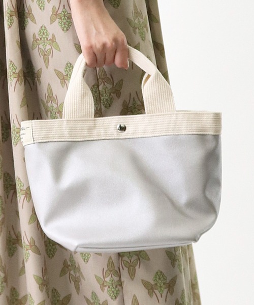 salle de bal（サルデバル）の「polka polka / ポルカポルカ  ミニョントート ハンドバッグ Mignon TOTE SDI（トートバッグ・レディース・ブラック/ネイビー/グレー/シルバー/インディゴブルー/アイボリー/その他1/その他2/その他3/その他4/その他5/ホワイト系その他/ブラック系その他/グレー系その他/ダークブルー/その他6/その他7/その他8/チャコールグレー/ベージュ・FREE）」の12枚目の写真