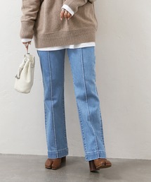 JOURNAL STANDARD | コットンシルクストレートピンタックデニム(デニムパンツ)