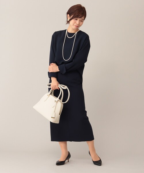 UNTITLED（アンタイトル）の「◆ジョーゼットブラウス【洗える】（シャツ/ブラウス・レディース・ブラック/ライトベージュ/ダークネイビー・01/03/00/04/48/02/44）」の16枚目の写真