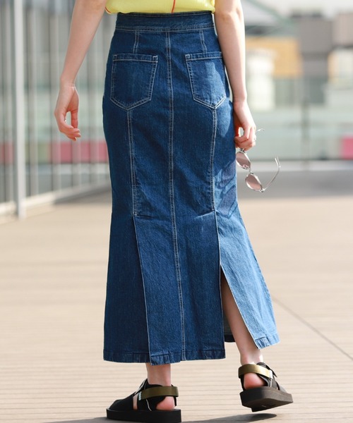 Ray BEAMS（レイビームス）の「Ray BEAMS / デニム マーメイド スカート（スカート・レディース・ブルー系その他4・1/0）」の17枚目の写真