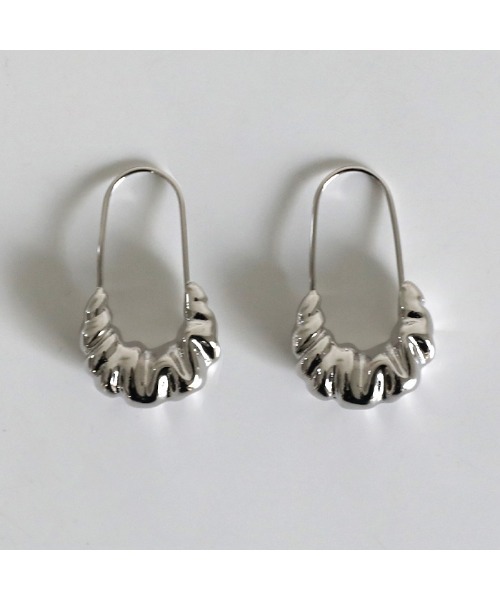 select MOCA（セレクトモカ）の「リンクルピアス（ピアス（両耳用）・レディース・シルバー/ゴールド・FREE）」の11枚目の写真