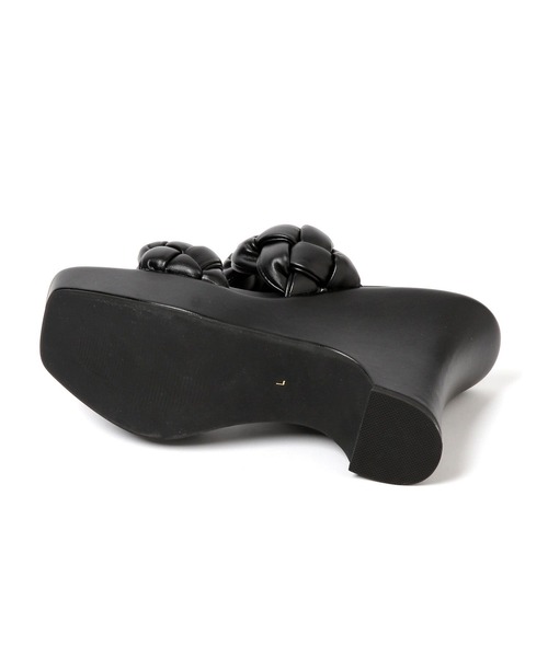 PAGEBOY（ページボーイ）の「プラットフォームサンダル（サンダル・レディース・ブラック/グリーン・MEDIUM/LARGE）」の17枚目の写真