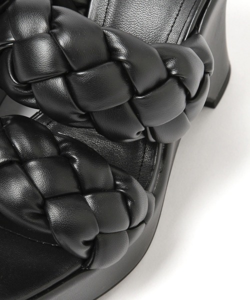 PAGEBOY（ページボーイ）の「プラットフォームサンダル（サンダル・レディース・ブラック/グリーン・MEDIUM/LARGE）」の6枚目の写真