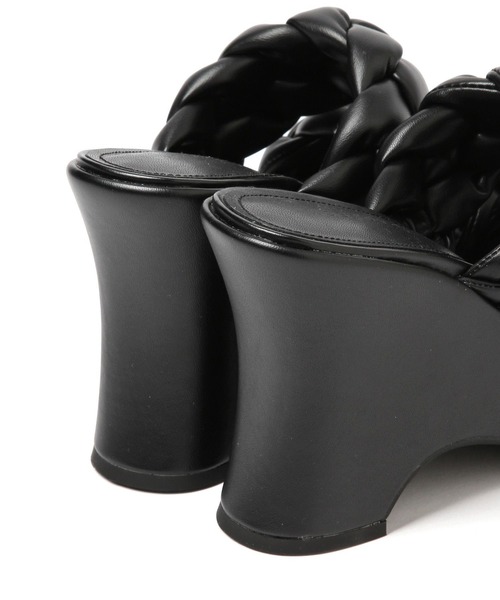 PAGEBOY（ページボーイ）の「プラットフォームサンダル（サンダル・レディース・ブラック/グリーン・MEDIUM/LARGE）」の8枚目の写真