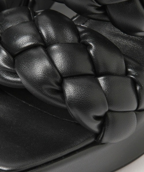 PAGEBOY（ページボーイ）の「プラットフォームサンダル（サンダル・レディース・ブラック/グリーン・MEDIUM/LARGE）」の14枚目の写真