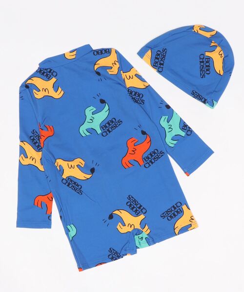 BOBO CHOSES(ボボショーズ)の「Sniffy Dog all over swim pack(水着・キッズ・ネイビー・12-18M/18-24M/24-36M)」の3枚目の写真