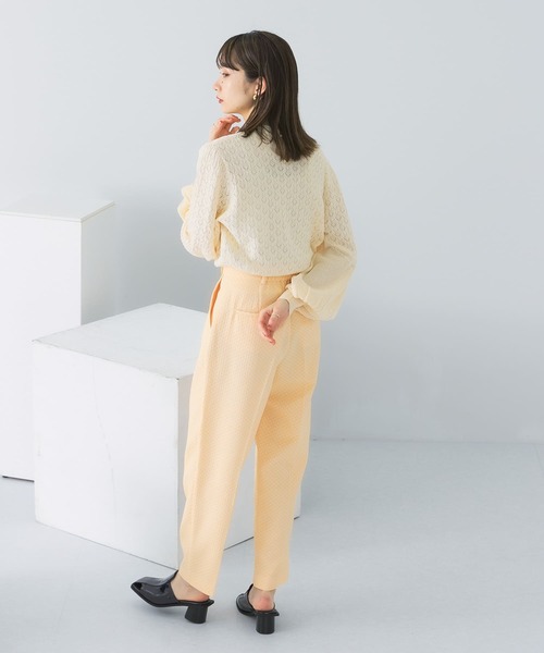 KBF（ケイビーエフ）の「センタープレスジャガードパンツ（その他パンツ・レディース・ブラック/グリーン/イエロー系その他・ONE）」の20枚目の写真