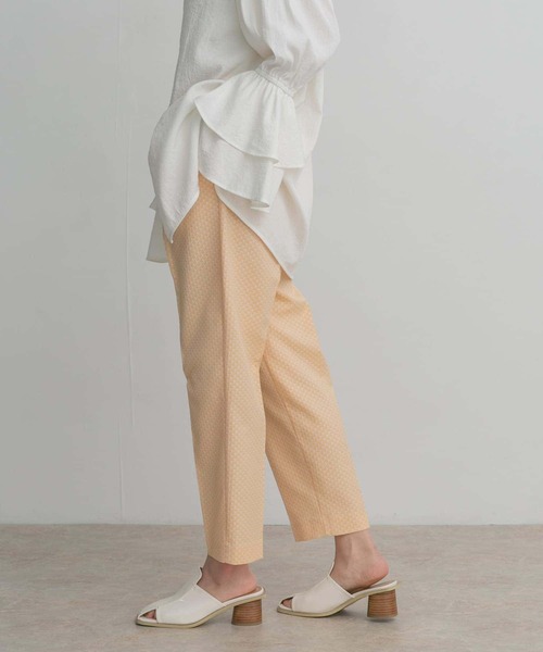 KBF（ケイビーエフ）の「センタープレスジャガードパンツ（その他パンツ・レディース・ブラック/グリーン/イエロー系その他・ONE）」の21枚目の写真