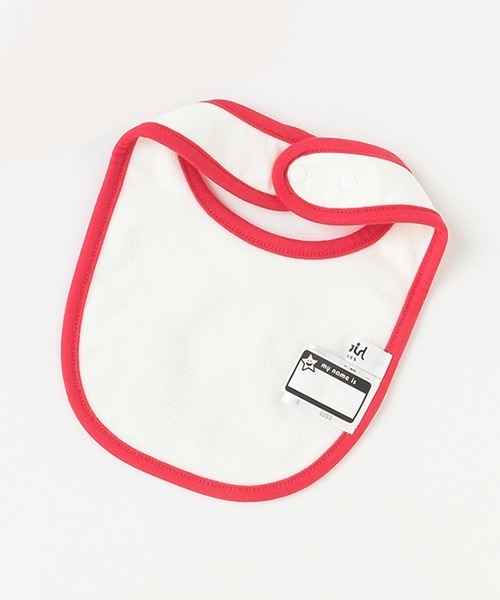 X-girl Stages(エックスガールステージス)の「リンガースタイ(スタイ/よだれかけ・キッズ・レッド/ピンク・FREE)」の4枚目の写真