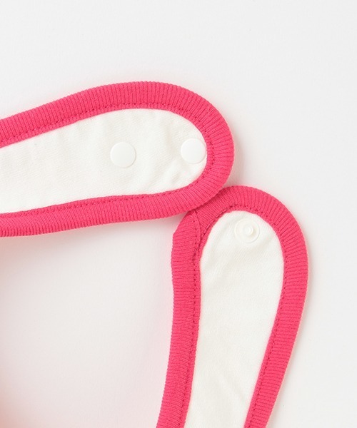 X-girl Stages(エックスガールステージス)の「リンガースタイ(スタイ/よだれかけ・キッズ・レッド/ピンク・FREE)」の6枚目の写真