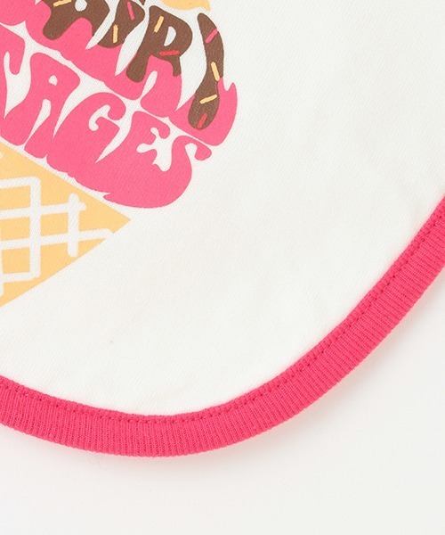 X-girl Stages(エックスガールステージス)の「リンガースタイ(スタイ/よだれかけ・キッズ・レッド/ピンク・FREE)」の7枚目の写真