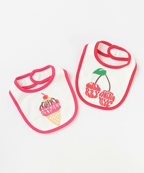 X-girl Stages(エックスガールステージス)の「リンガースタイ(スタイ/よだれかけ・キッズ・レッド/ピンク・FREE)」の10枚目の写真