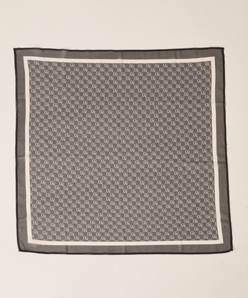 Chico（チコ）の「【新色追加】モノグラムスカーフ（バンダナ/スカーフ・レディース・ブラック/ベージュ/ピンク・FREE）」の5枚目の写真