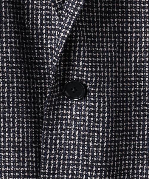 UNITED ARROWS(ユナイテッドアローズ)の「<UNITED ARROWS> ミニチェック 3ボタン ジャケット C-MODEL(テーラードジャケット・メンズ・ネイビー・44/46/48/50/52/54/42)」の2枚目の写真