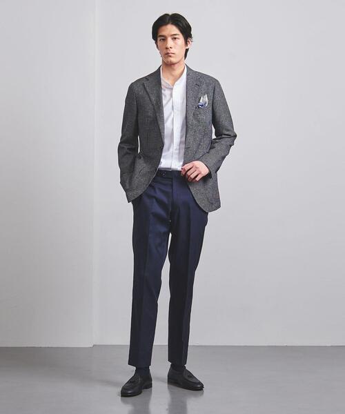 UNITED ARROWS(ユナイテッドアローズ)の「<UNITED ARROWS> ミニチェック 3ボタン ジャケット C-MODEL(テーラードジャケット・メンズ・ネイビー・44/46/48/50/52/54/42)」の11枚目の写真